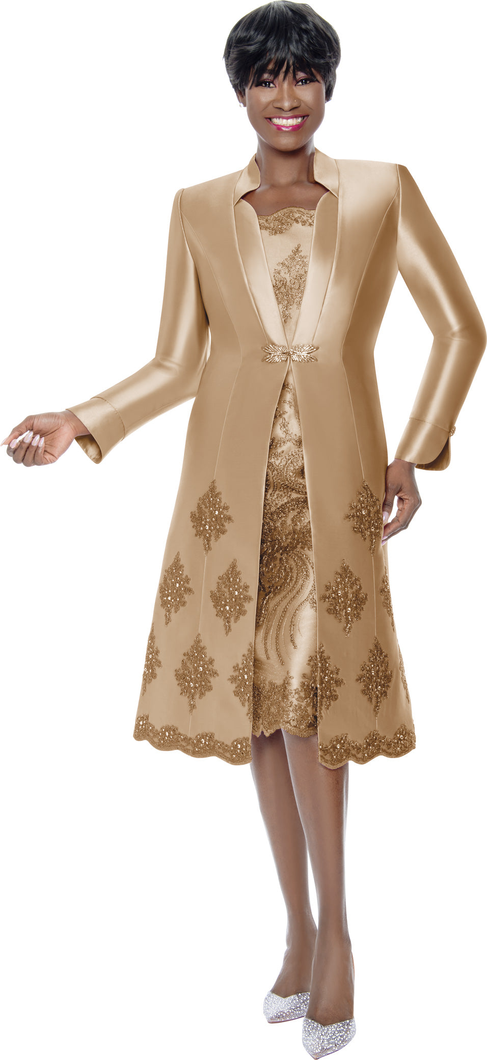 Susanna 3038 Long Jacket Dress
