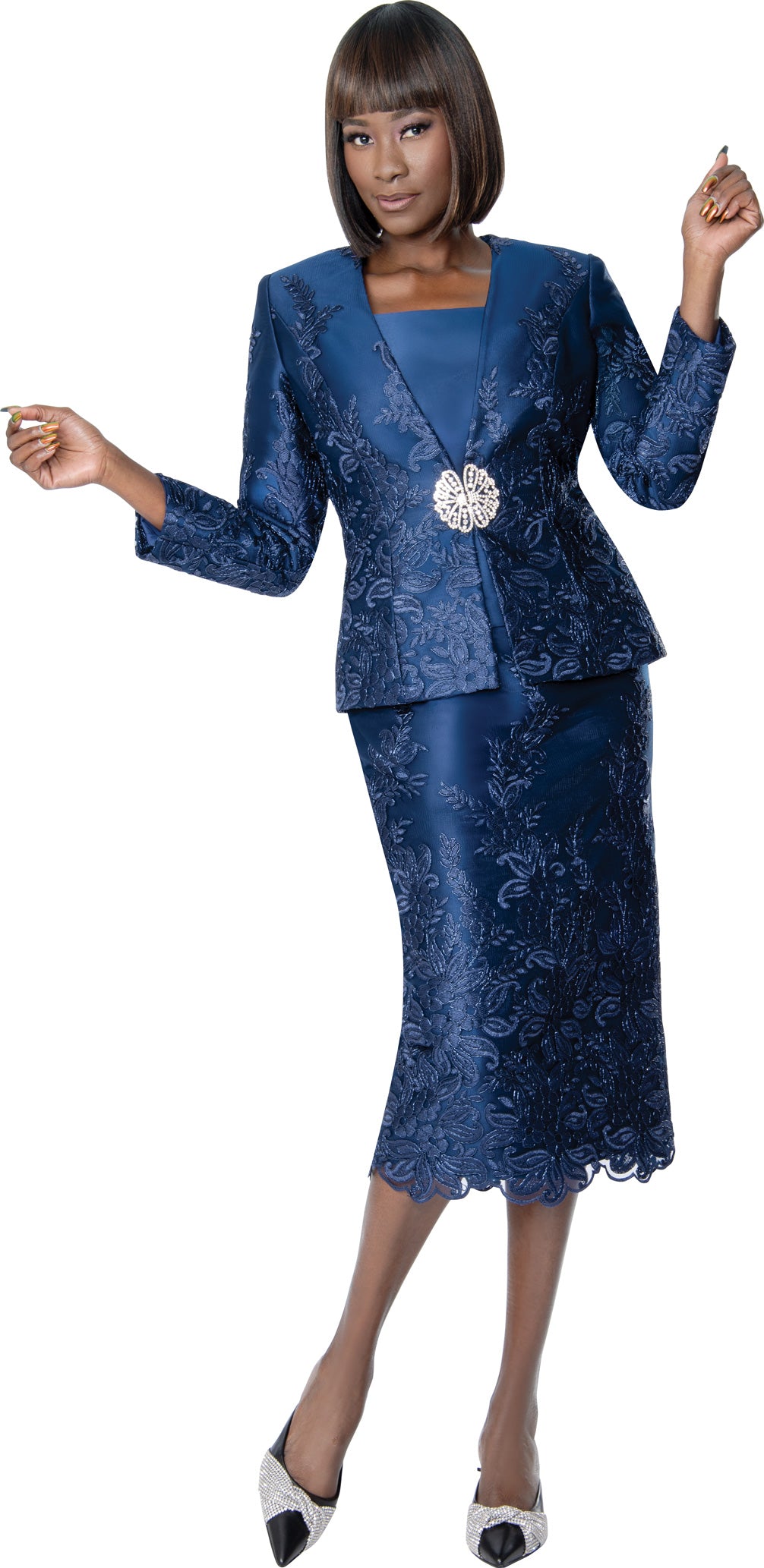 Susanna 3975 3pc Skirt Suit