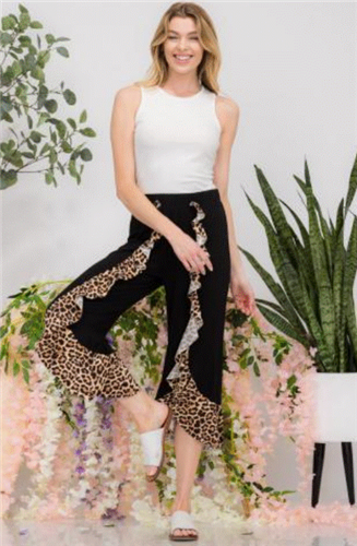 Celeste CP43781APL Leopard Plus Size Pant
