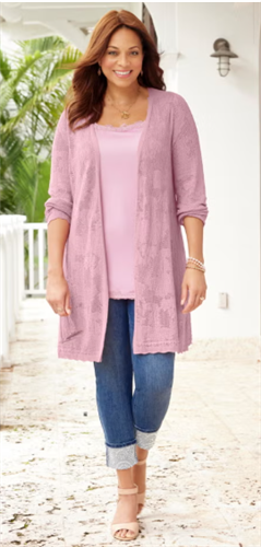 Celeste CT43662PL Long Cardigan