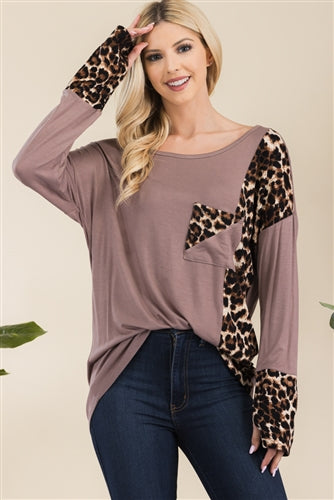 Celeste CT43810APL Leopard Top