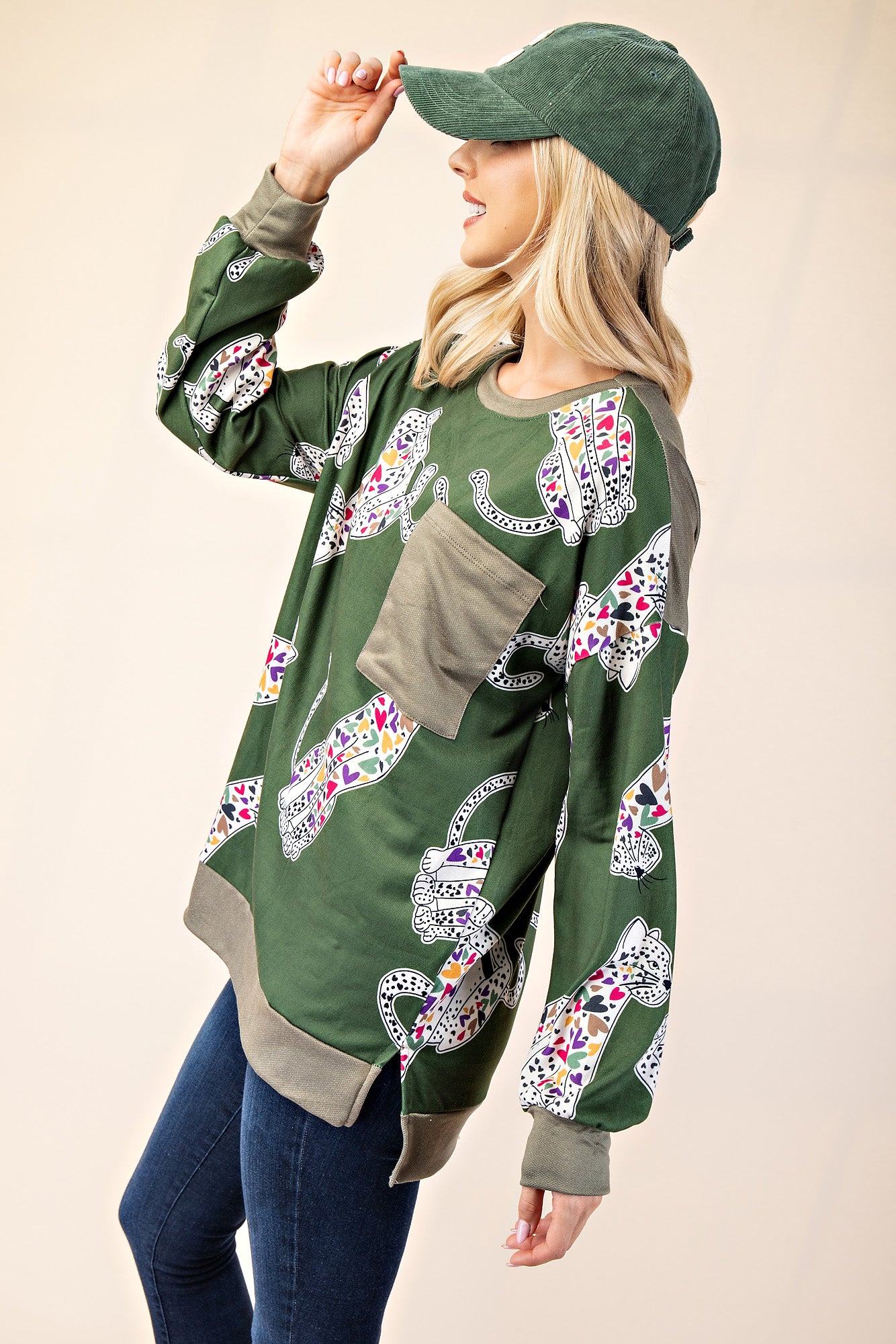 Celeste CT43910FPL Animal Heart Top