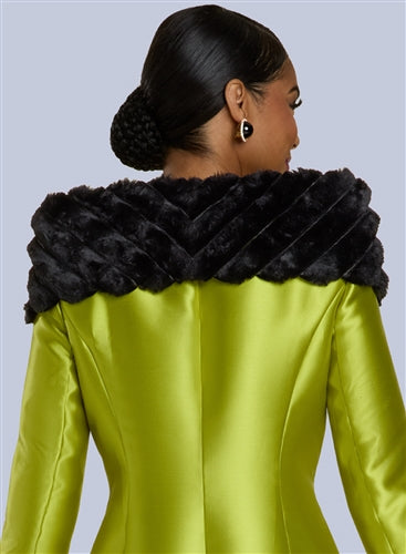 Donna Vinci 12222 2pc Silk Jacket & Skirt Set