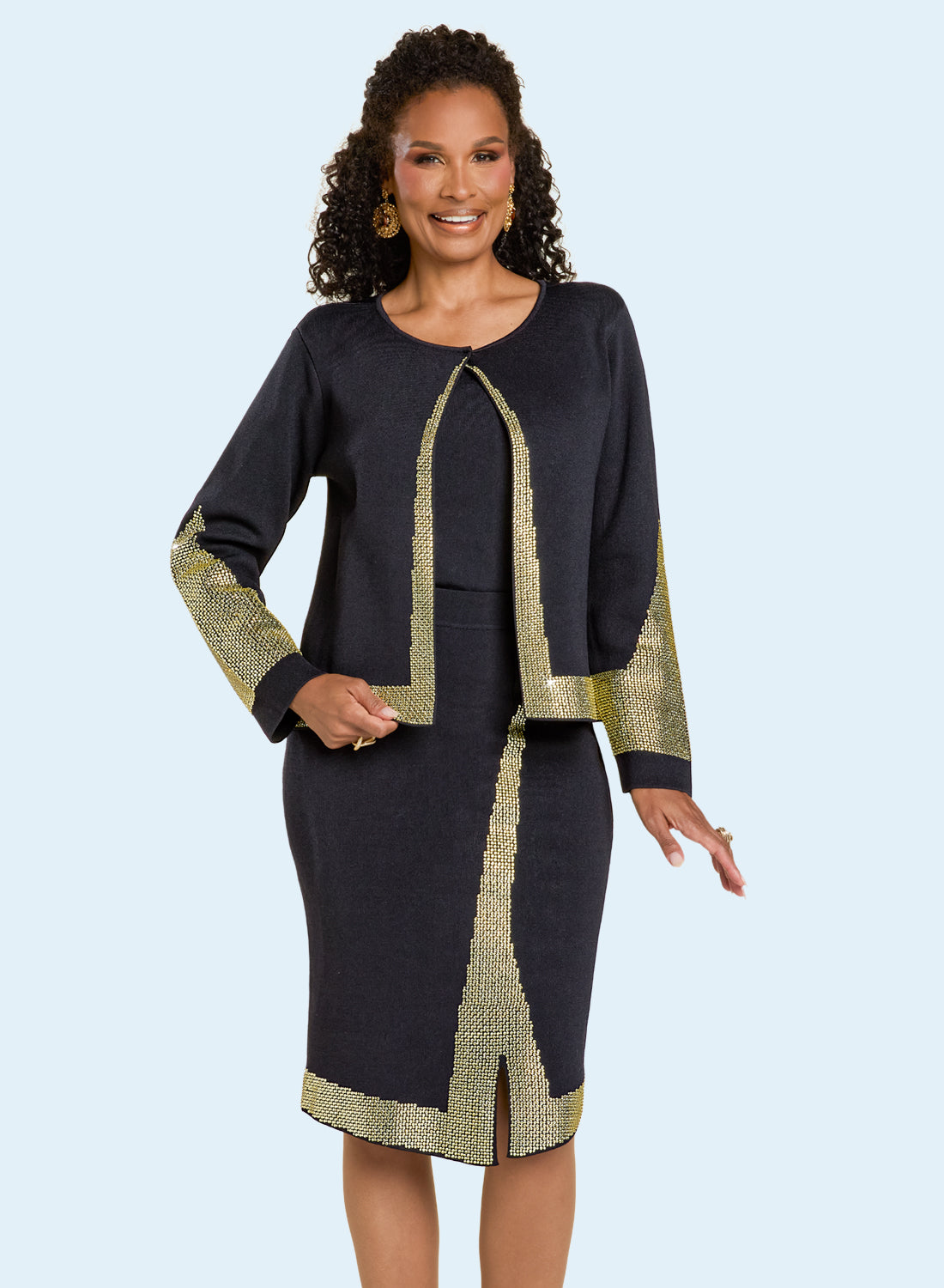Donna Vinci 13435 3pc Knit Set