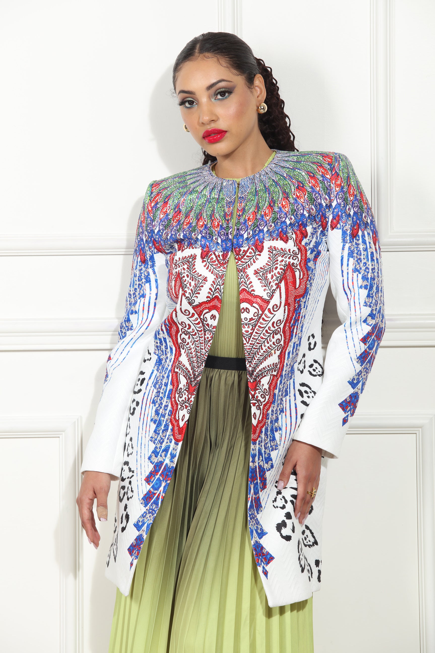 Donna Vinci Couture DV501 Embellished Jacket