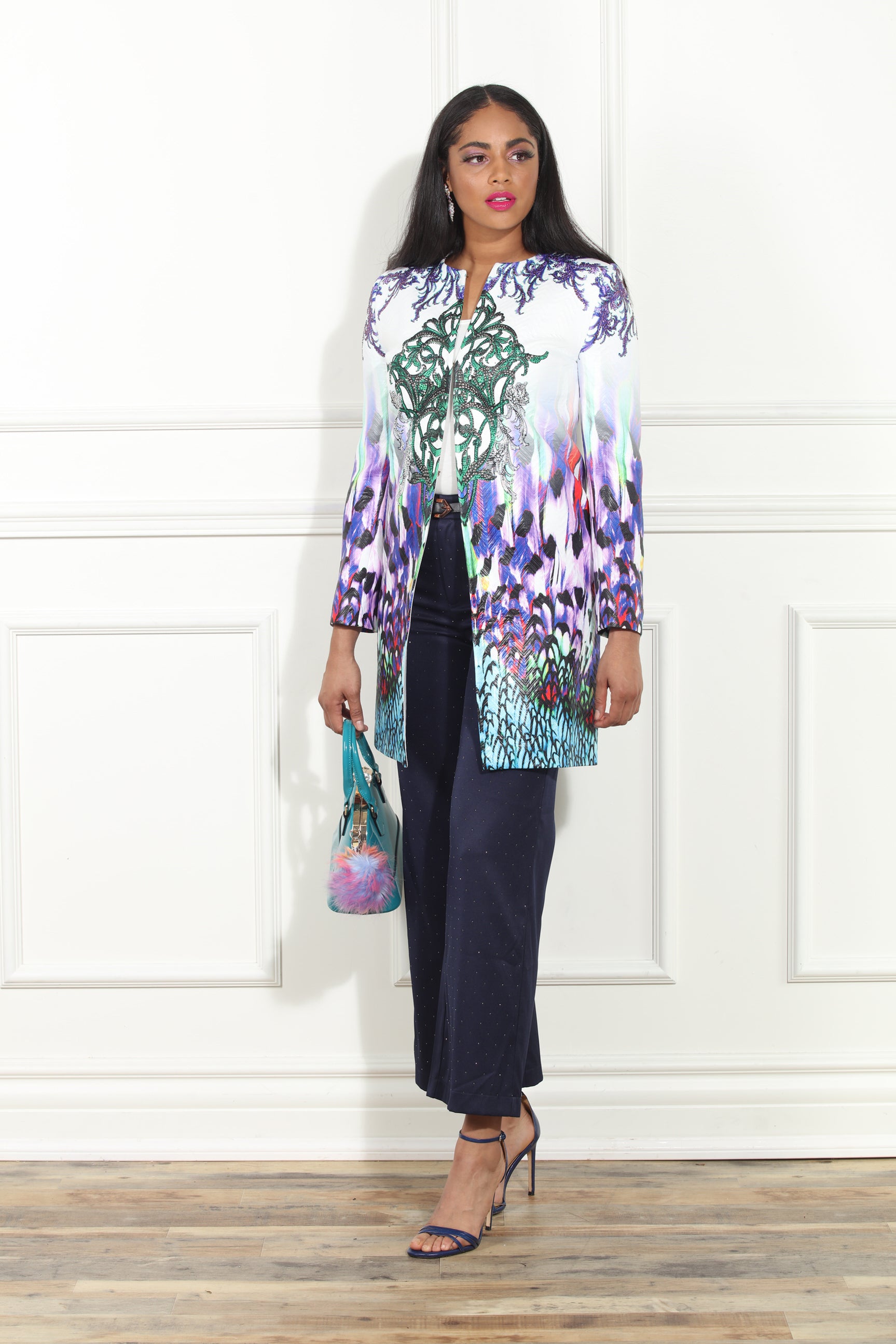 Donna Vinci Couture DV503 Embellished Jacket