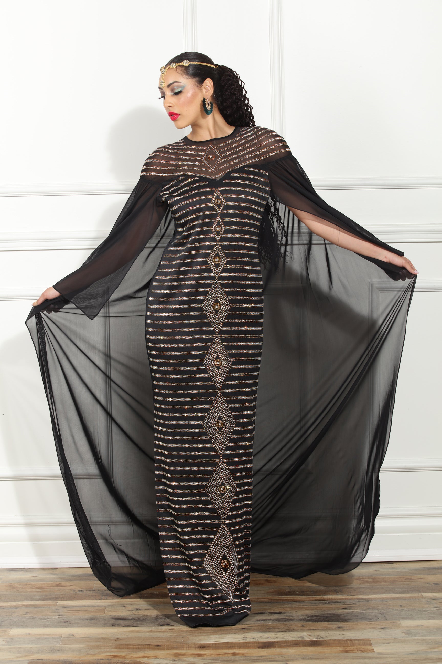 Donna Vinci Couture DV510 Dress with Cape