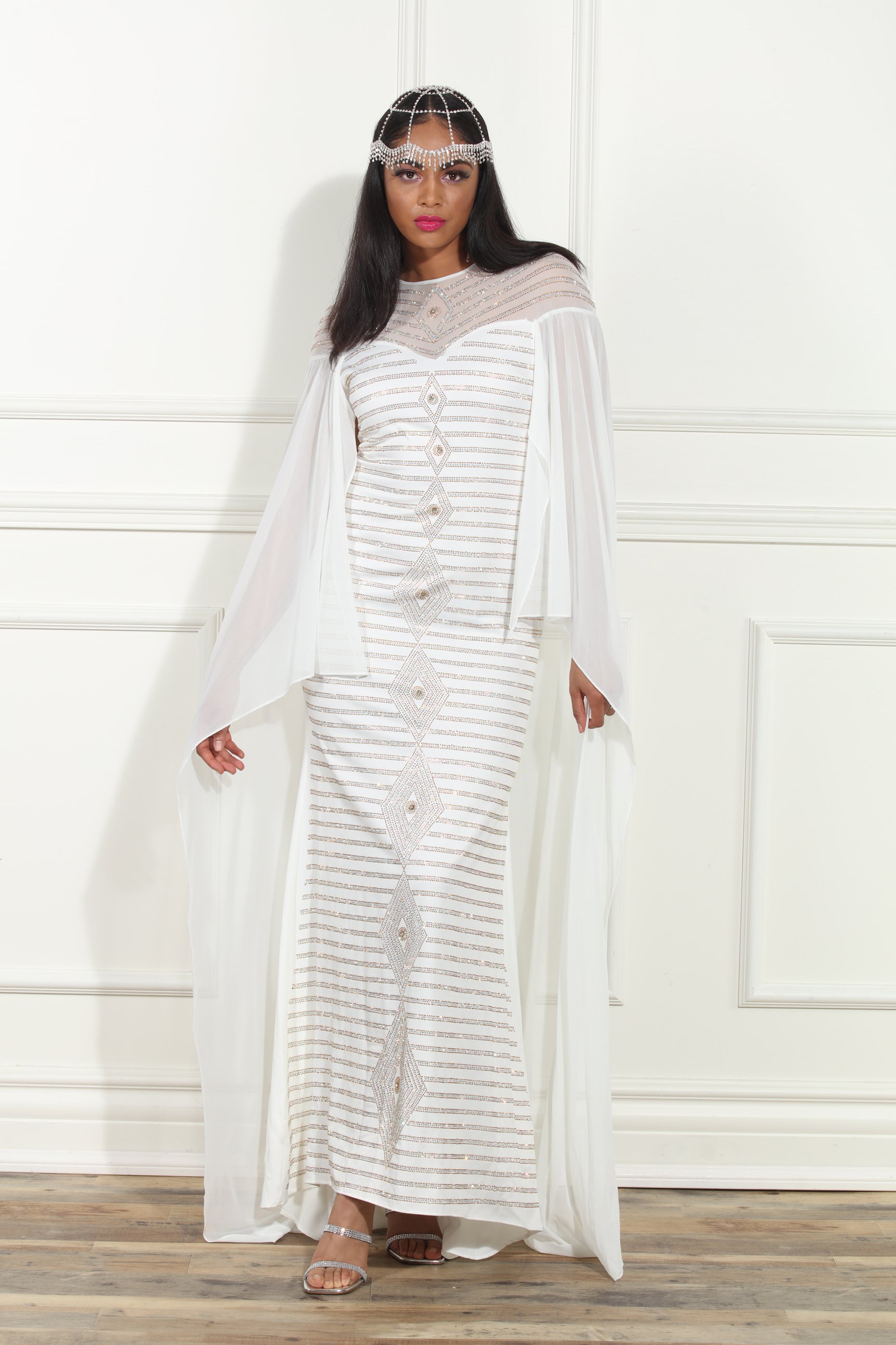 Donna Vinci Couture DV510 Dress with Cape