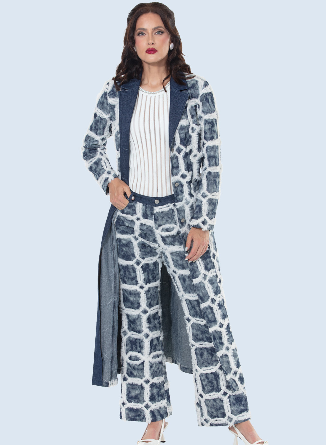 DV Jeans 8509P Denim Print Pant