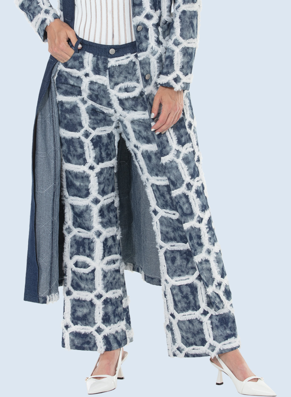 DV Jeans 8509P Denim Print Pant