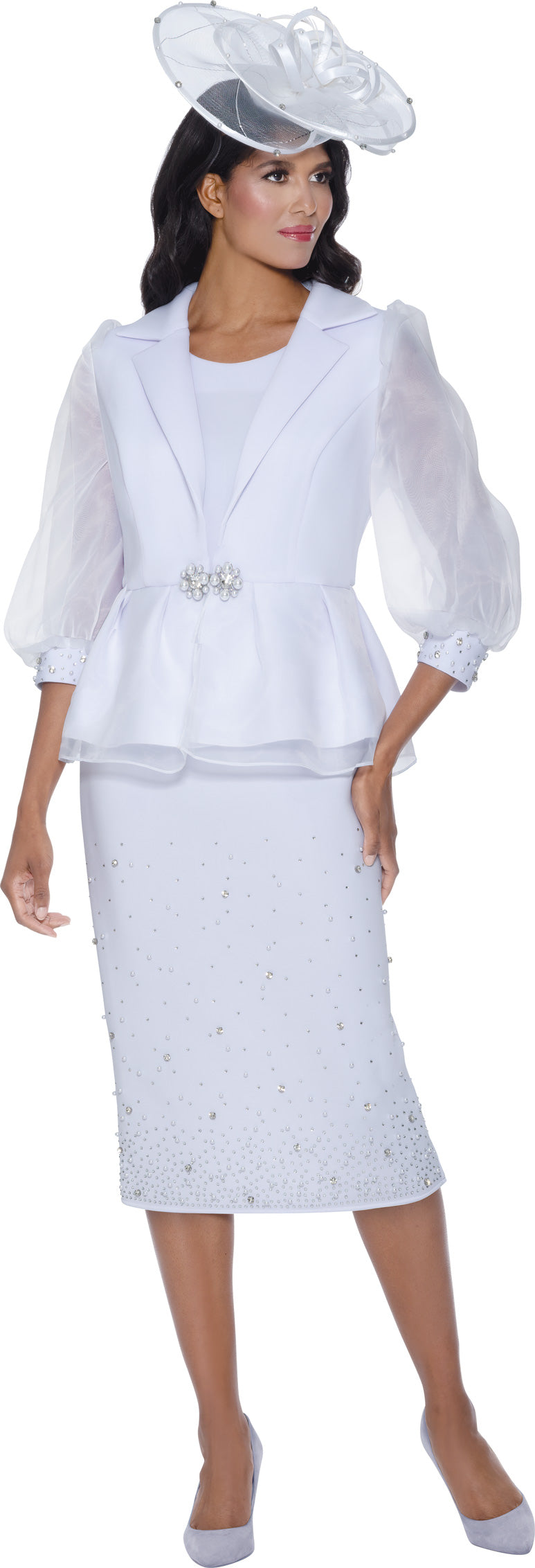 GMI 400503W Plus Size Skirt Suit