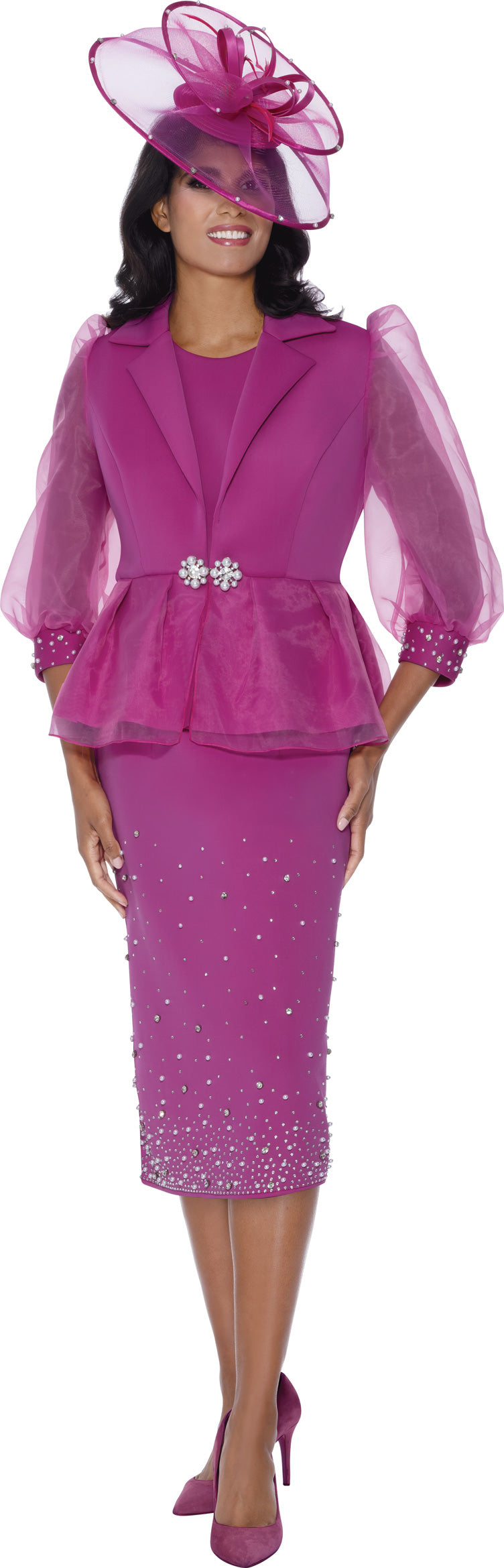 GMI 400503W Plus Size Skirt Suit
