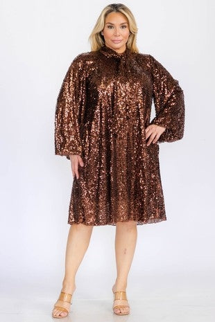 Karen T 9535 Sequi Midi Dress