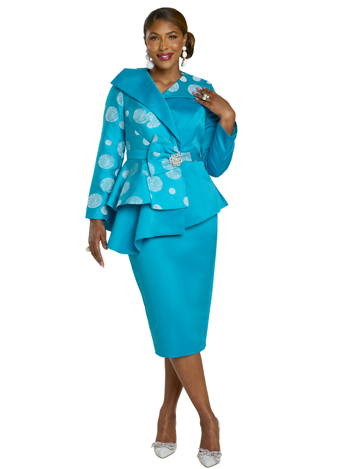 Lisa Rene 66379 2pc Jacket and Skirt Set