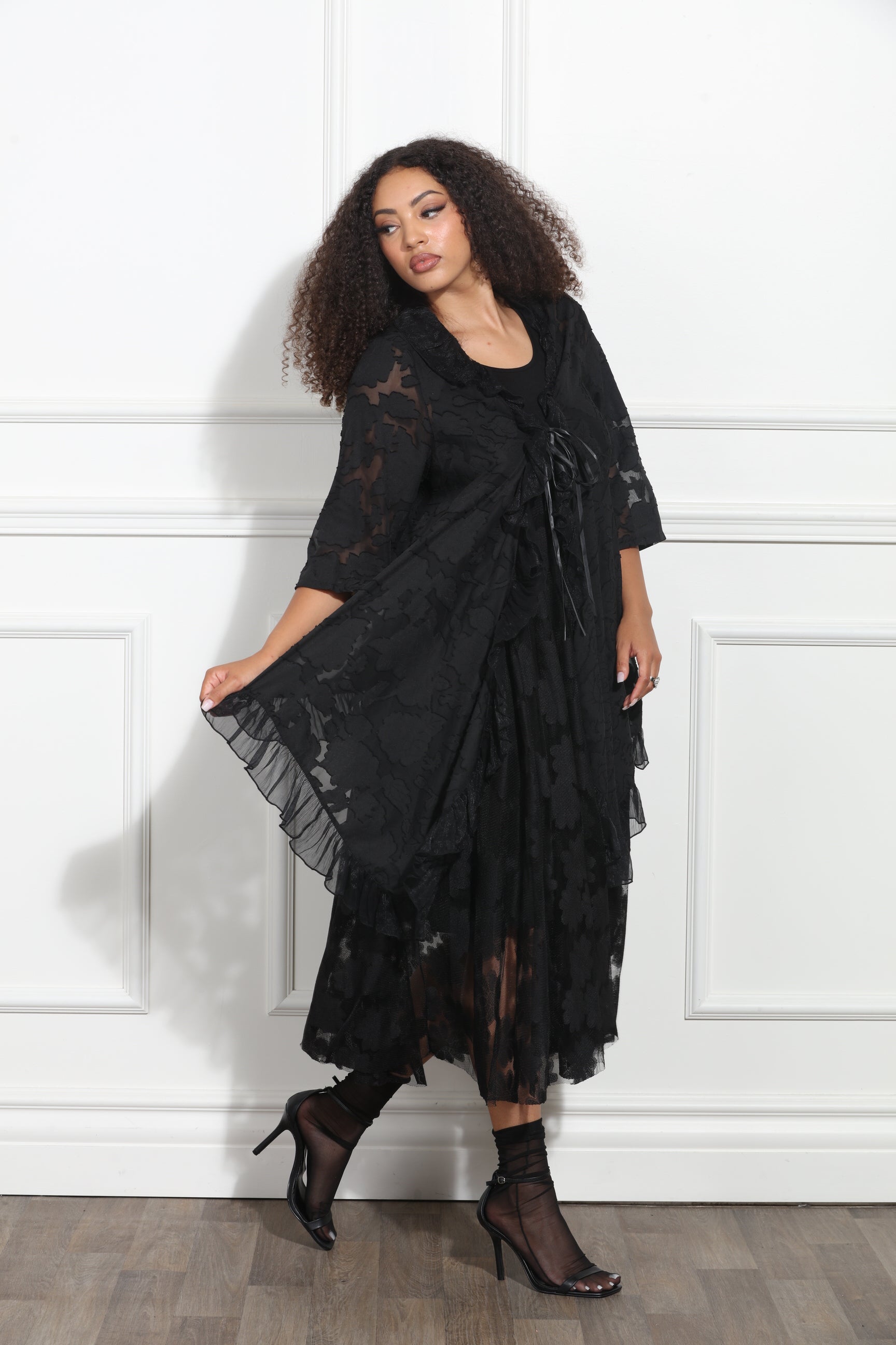 Luxe Moda LM358 Dress and Lace Jacket Set