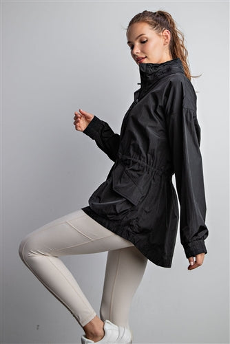 Rae Mode J3093 Zip Up Parachute Jacket