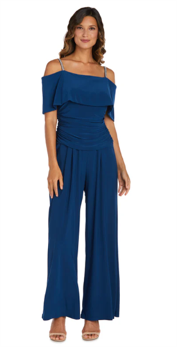 Rm Richards 5982 Off Shoulder Jumpsuit