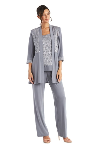 R&M Richards 7772 Lace 2pc Pant Set