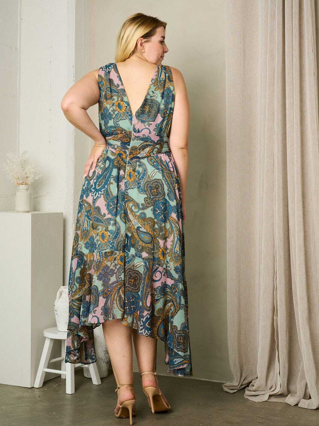 Rosevelvet RVD2195P Print Dress