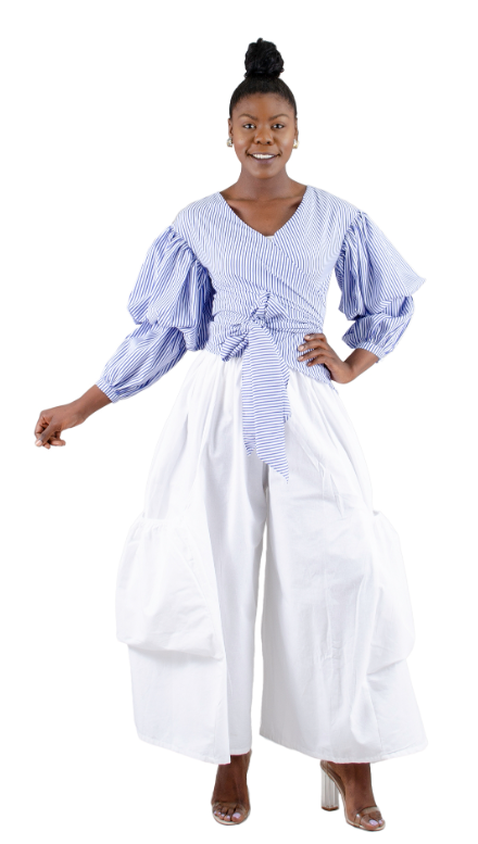 KaraChic 240S Big Pocket Wide Leg Pant