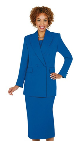 Ben Marc 2298 Double-breasted 2pc Suit