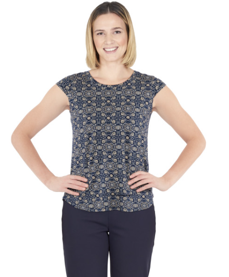 Emaline 78674 Print Top