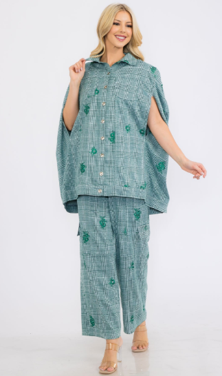 Karen T 9514 2pc Pant Set