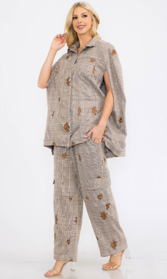 Karen T 9514 2pc Pant Set