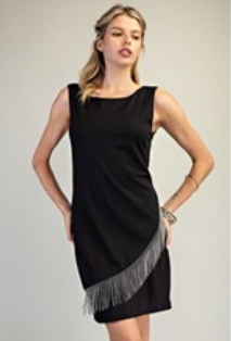 Eesome DK9144 Mini Fringe Jewel Dress