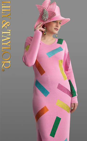 Lily & Taylor 627 Knit Dress