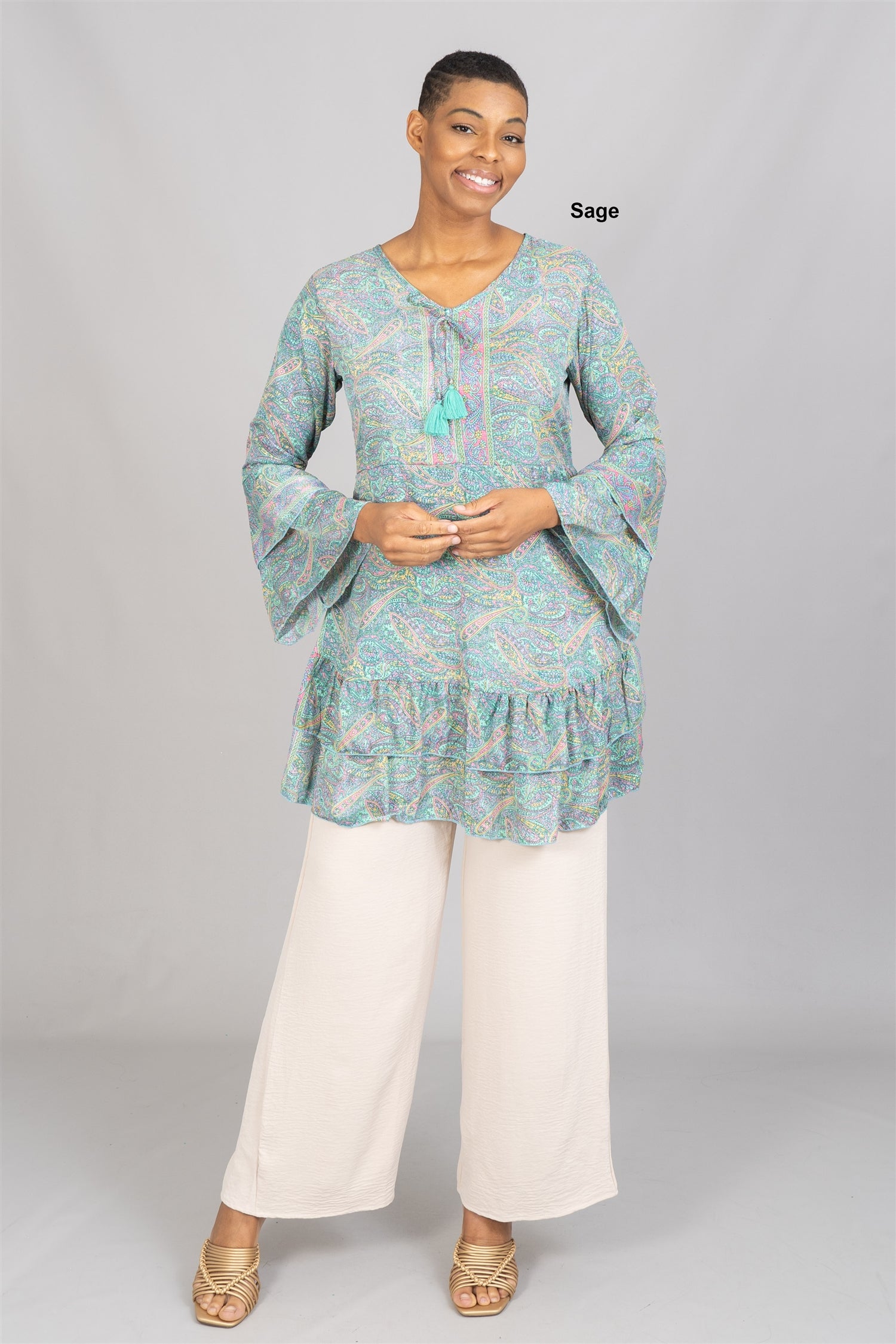 Etc. DK5017 Print Top