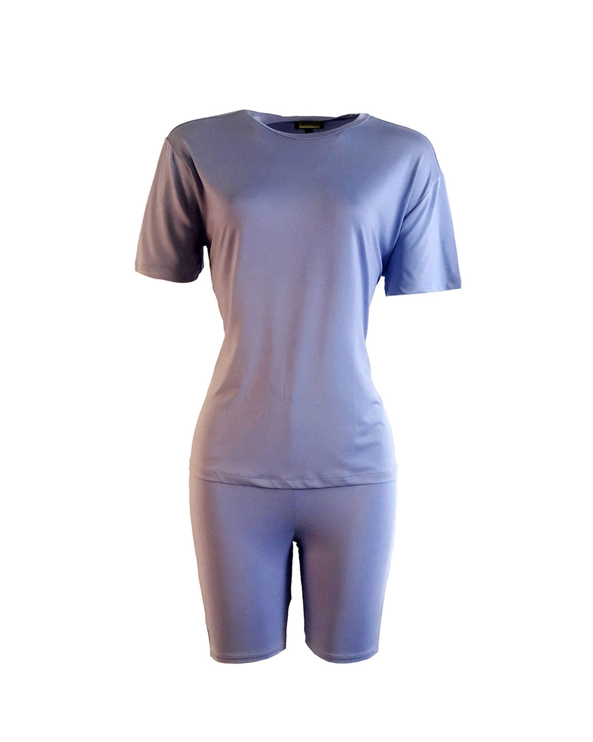 Highlight CH20211X Knit PlusSize 2pc Short Set