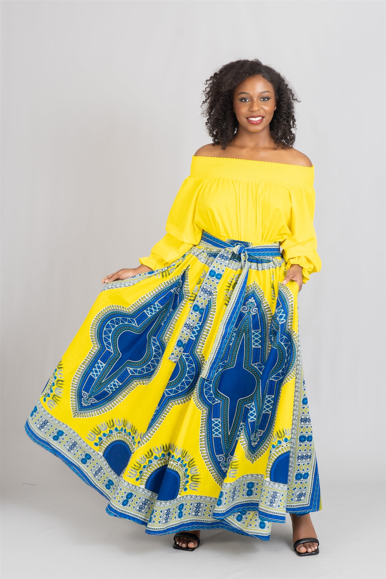 KaraChic CHH17068P Off-shoulder Plus Size Top