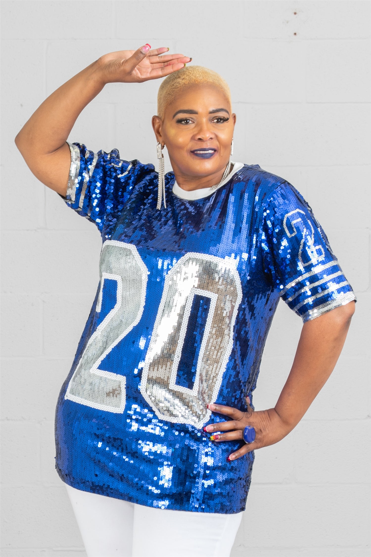 KaraChic CHH19045 Sequin 20 Top