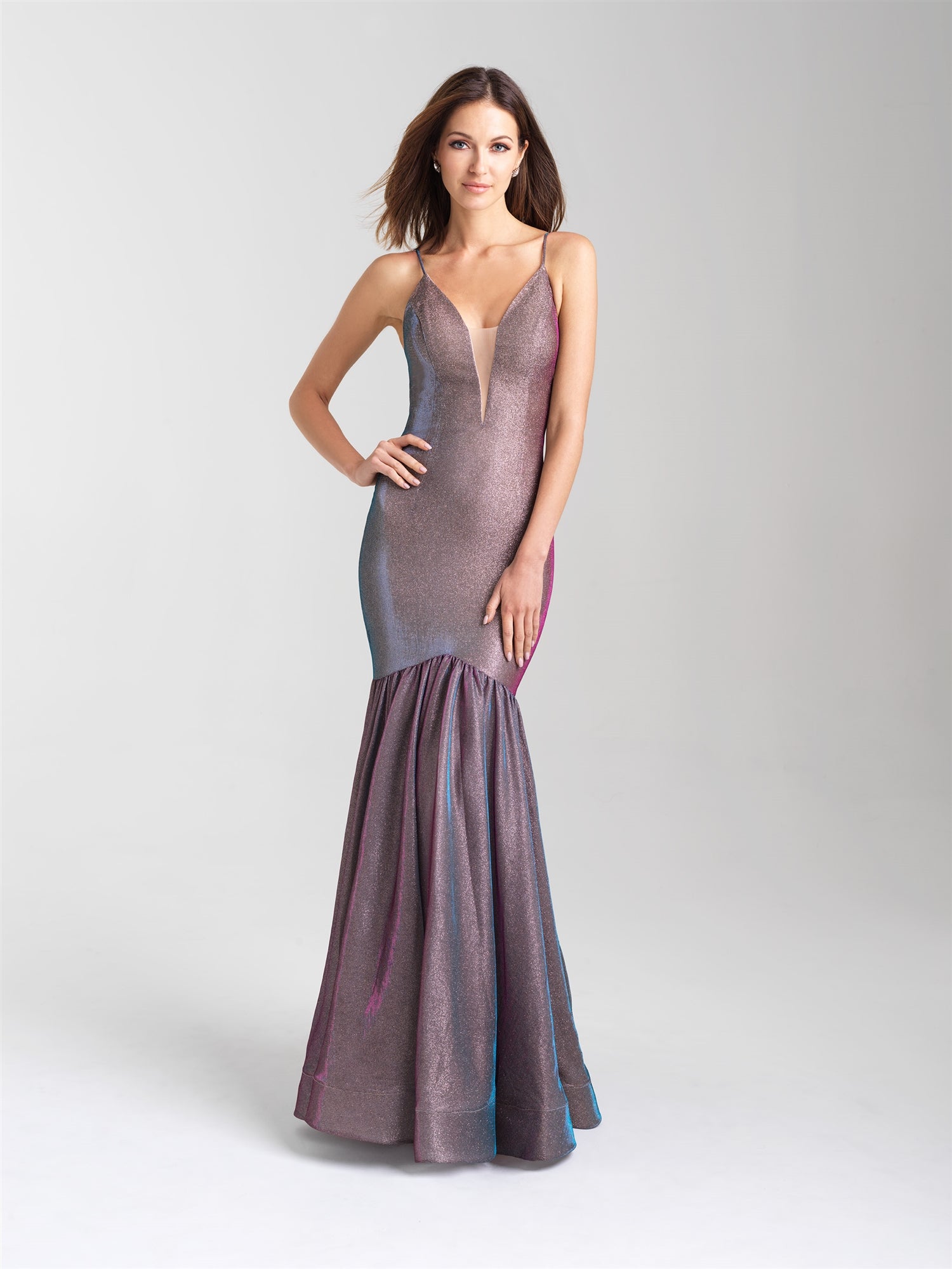 Madison James 20355 Metallic Mermaid Dress