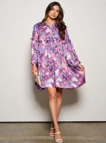 CQ by CQ 10484DM Long Sleeve Dress