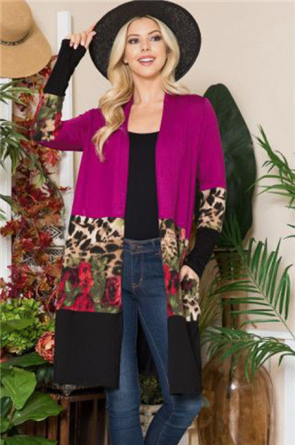 Celeste CT43532GPL Cardigan