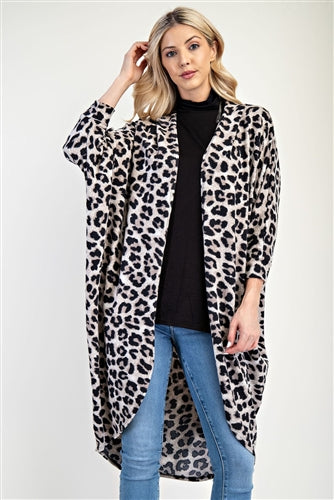 Celeste CT43662APL Leopard Cardigan