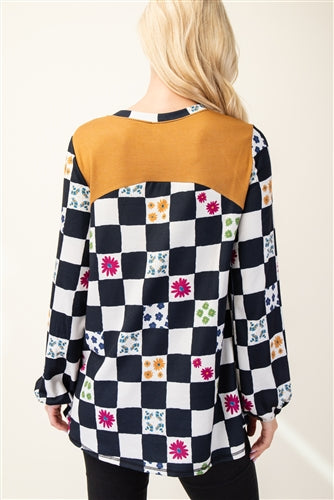 Celeste CT43920APL Checked Top