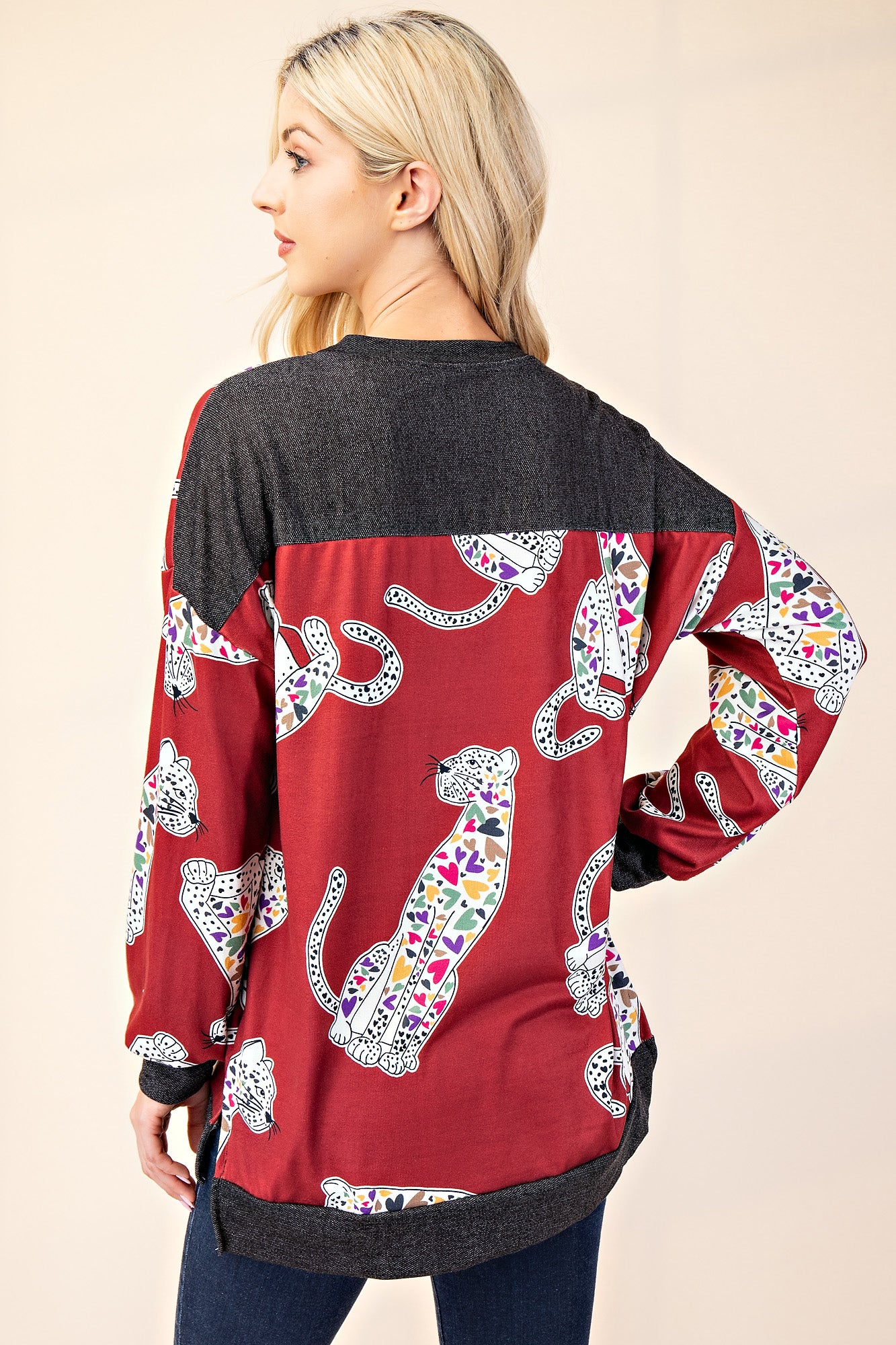 Celeste CT43910FPL Animal Heart Top