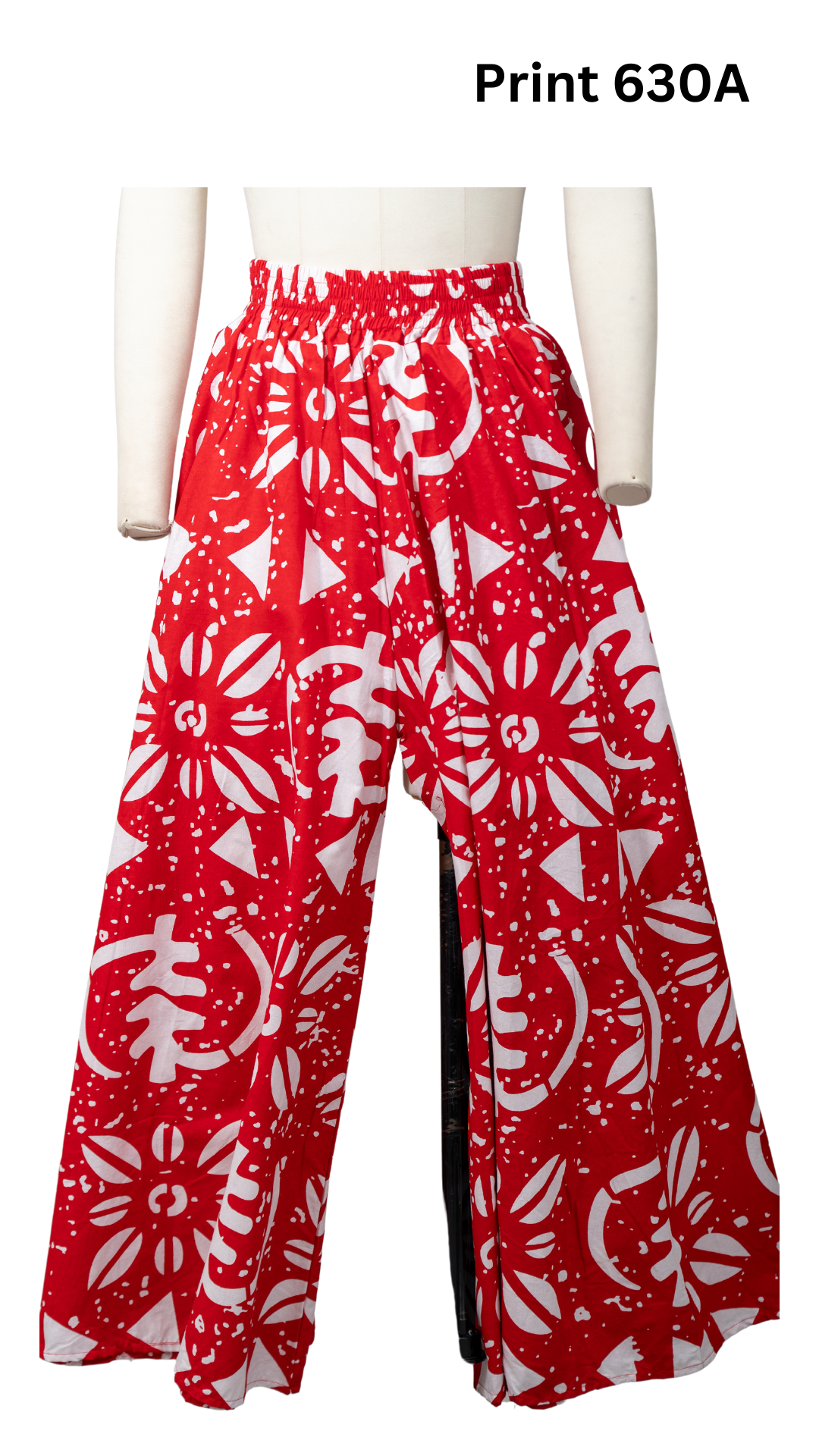 KaraChic 701NP Authentic African Print Wide Leg Pant