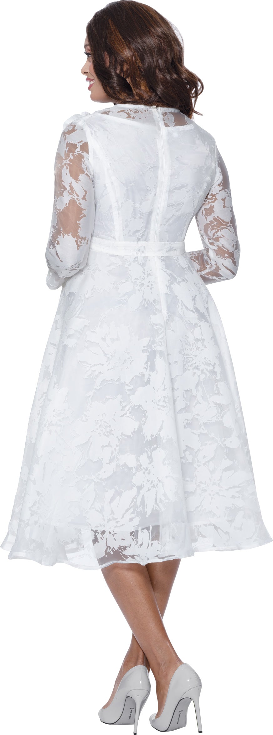 Divine Blessings 2021 Lace Dress with Tie Belt