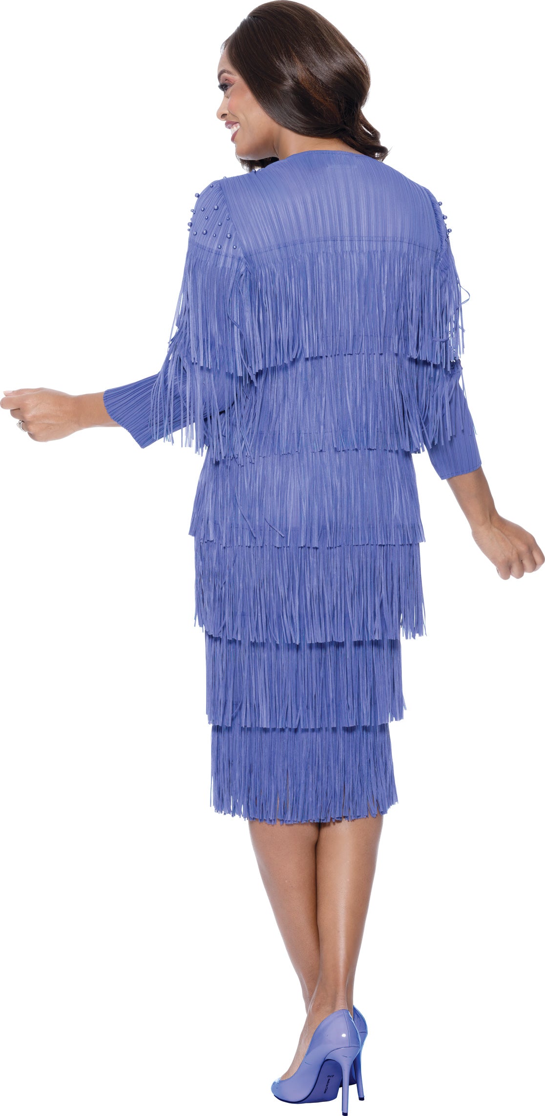 Divine Causals 1931 Fringe Pearl Dress