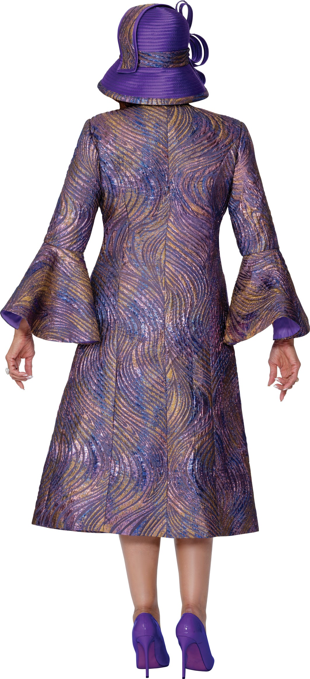 Dorinda Clark Cole 309902 Jacquard Jacket with Dress