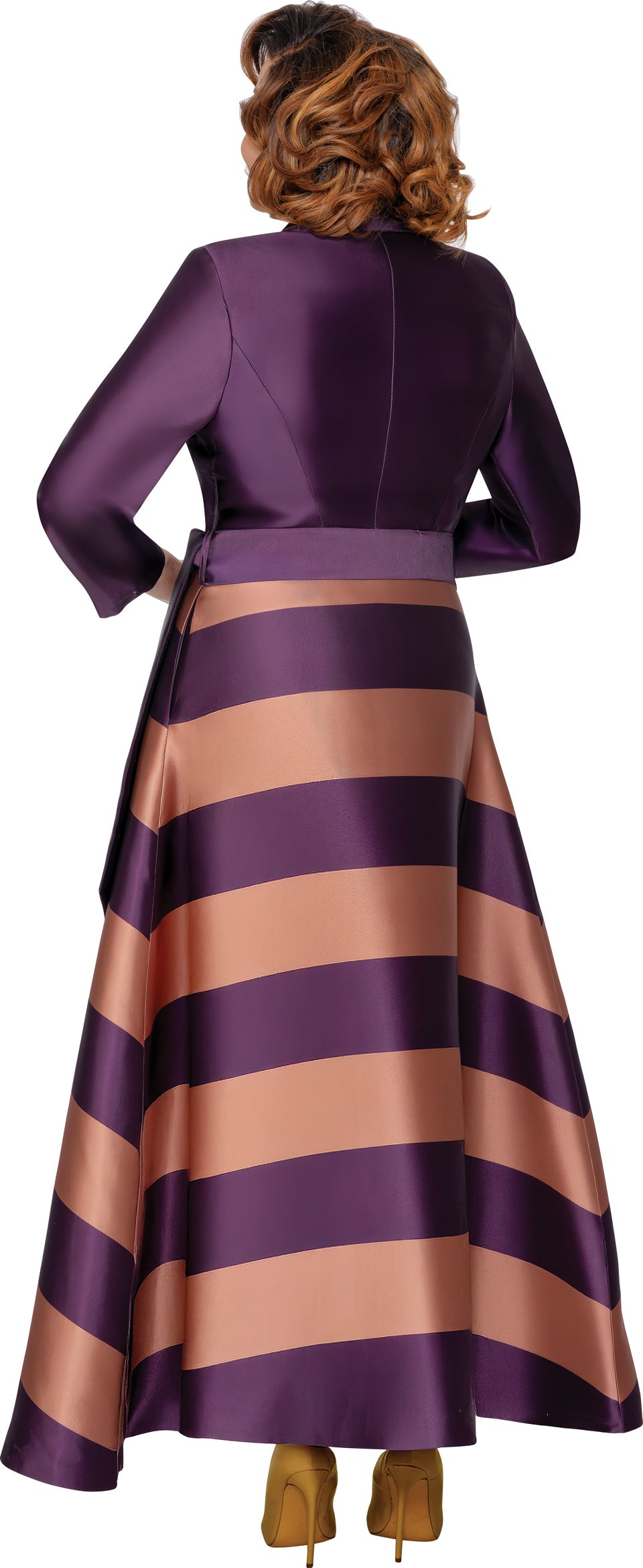 Dorinda Clark Cole 309971 Stripe Twill Dress