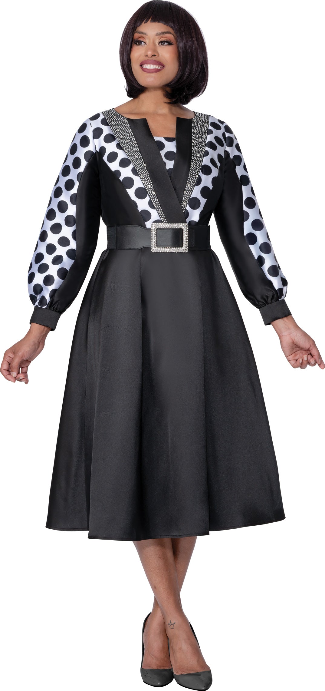 Dresses By Nubianoi 100571 Twill Belted Dress