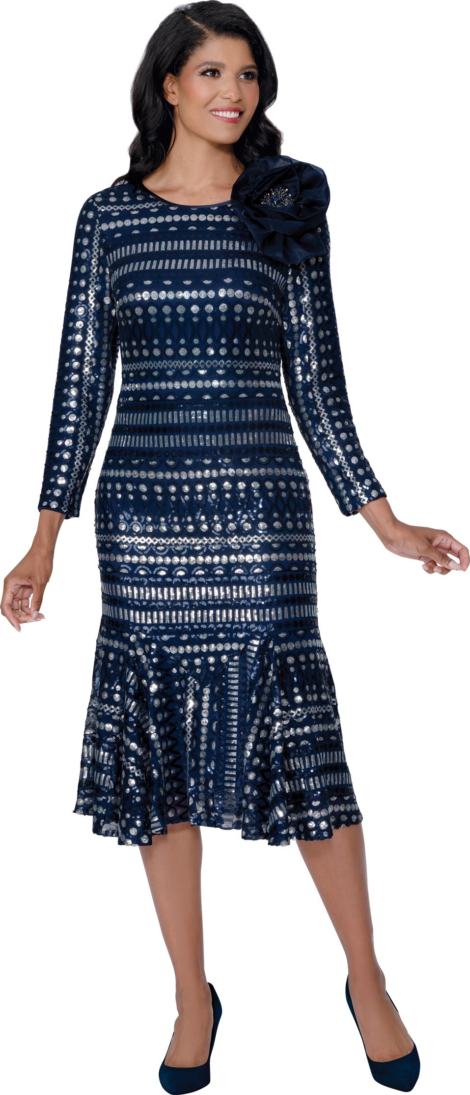 Dresses By Nubiano 100621 Novelty Print Dress