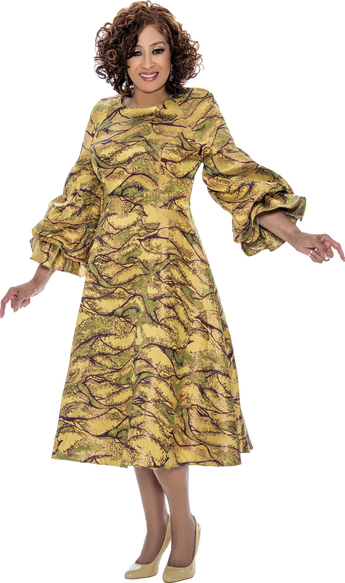 Dorinda Clark Cole 309121 Jacquard Dress