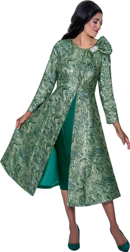 Dorinda Clark Cole 309302W Plus Size 2pc Dress with Duster Jacket