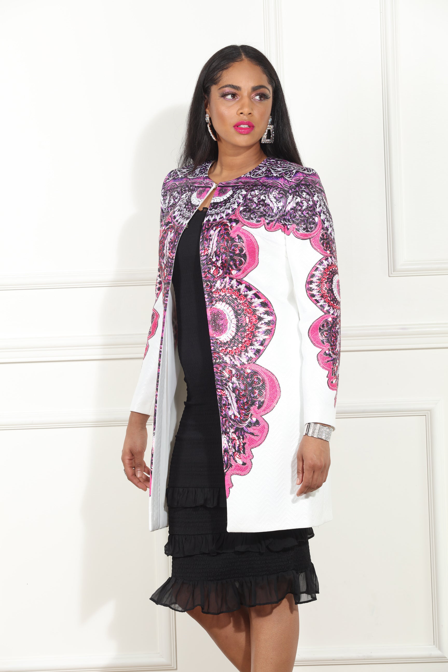 Donna Vinci Couture DV504 Embellished Jacket